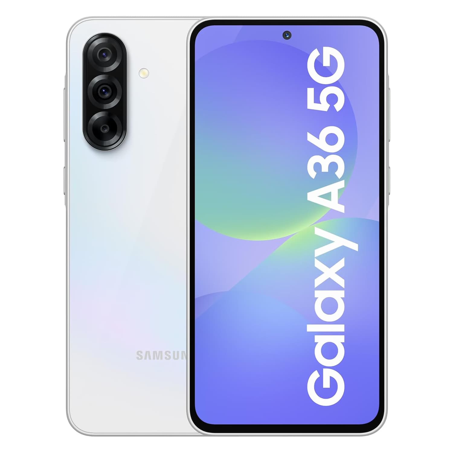 Smartphone Samsung Galaxy A36 5G A366E 128GB 8GB RAM Dual SIM Pantalla 6.7" - Blanco